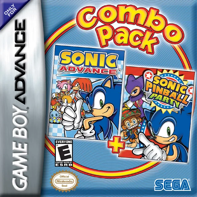 Combo Pack: Sonic Advance + Sonic Pinball Party (GBA)
