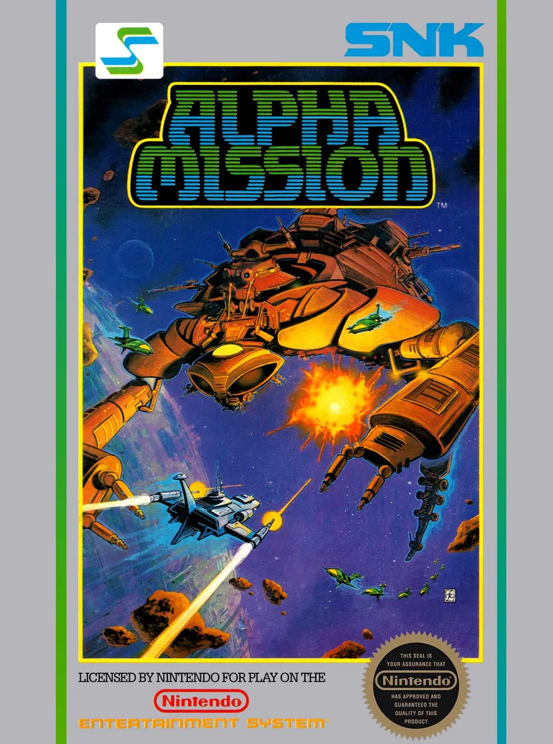 Alpha Mission [5 Screw] (NES)