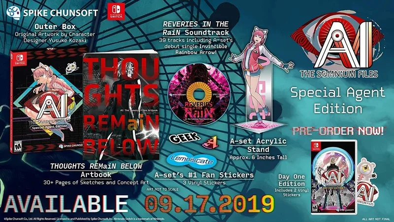 AI: The Somnium Files [Special Agent Edition] (NSW)