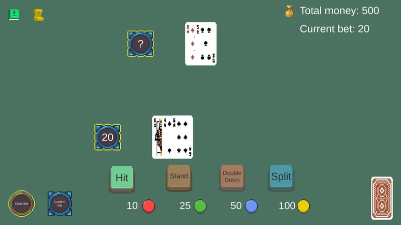 Blackjack (itch) (arourke)