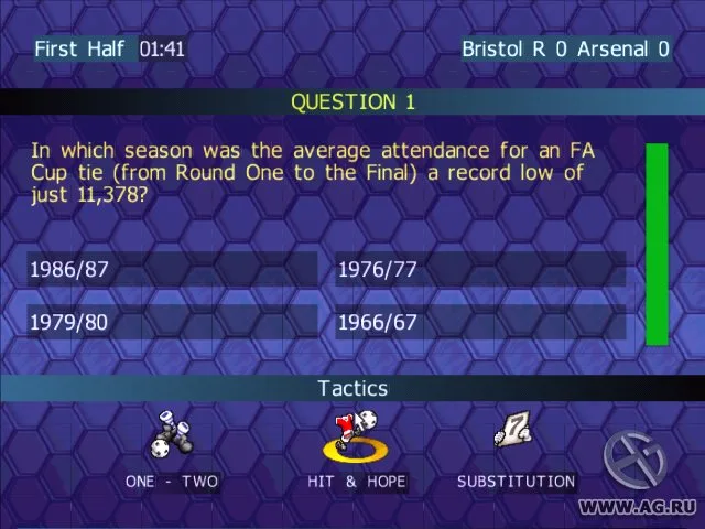 Championship Manager Quiz (PS1)