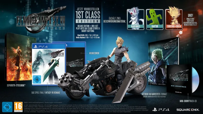 Final Fantasy VII Remake [1st Class Edition]