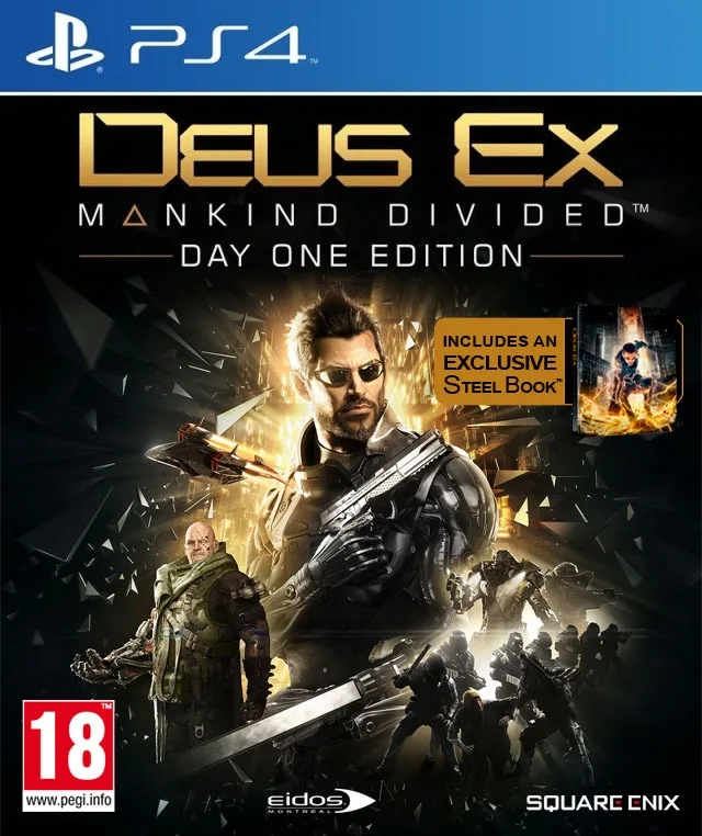 Deus Ex: Mankind Divided [Day One Steelbook Edition] (PS4)