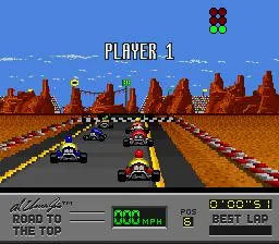 Al Unser Jr.'s Road to the Top (SNES)