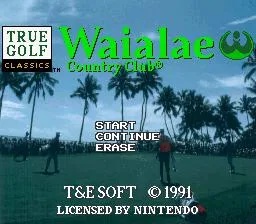 True Golf Classics: Waialae Country Club (SNES)