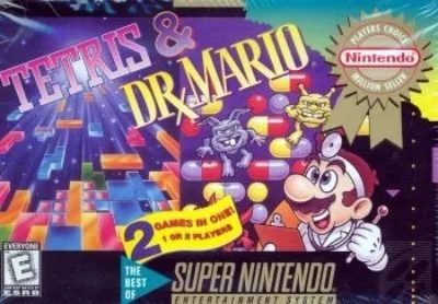 Tetris & Dr. Mario [Player's Choice] (SNES)