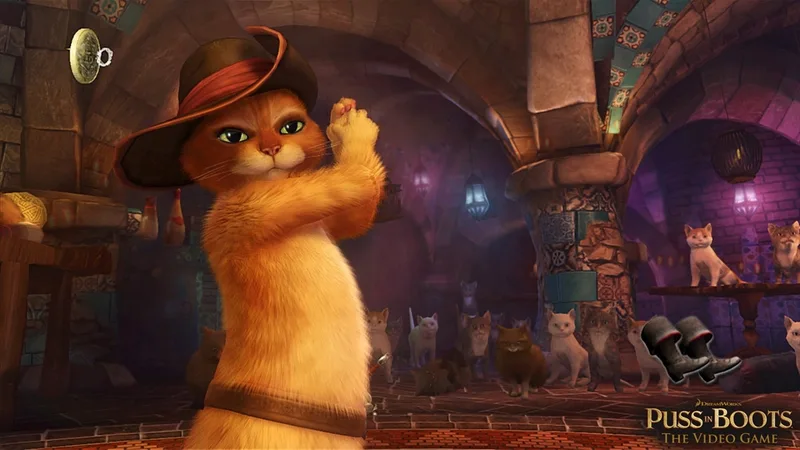 DreamWorks Puss in Boots (WII)